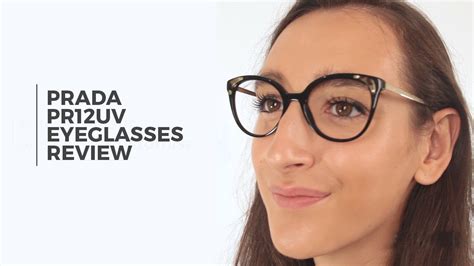 prada pr12uv|Prada PR12UV Eyeglasses Review .